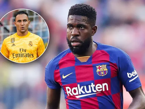 Se retira Samuel Umtiti: la vez que "compartió equipo" con Keylor Navas y pocos recuerdan