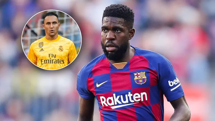 Samuel Umtiti y Keylor Navas no solo fueron rivales en los clásicos entre Barcelona y Real Madrid.