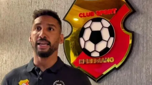 Marcel Hernández con Herediano