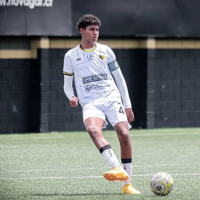 Giankarlo Romulus era el capitán de Liberia U-21 (Instagram).