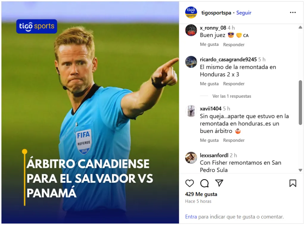 Panamá se alegra y lo demuestra en los comentarios de la publicación realizada por Tigo Sports.