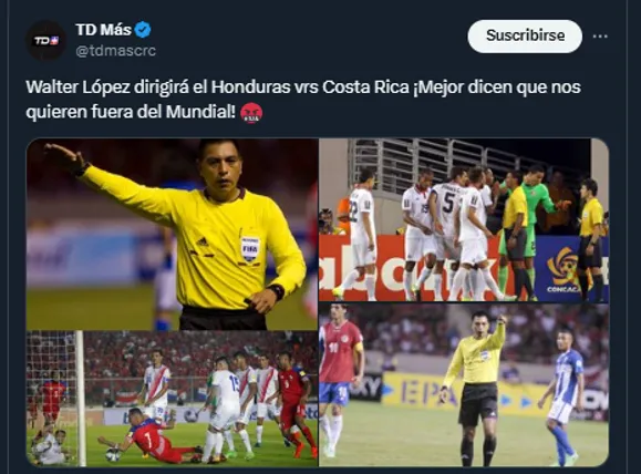 TD Más en su cuenta oficial de X