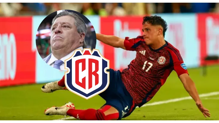 Warren Madrigal con la Selección de Costa Rica