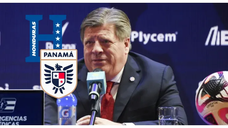 Miguel Herrera en rueda de prensa con la Selección de Costa Rica