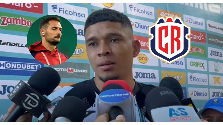 Getsel Montes con la Selección de Honduras