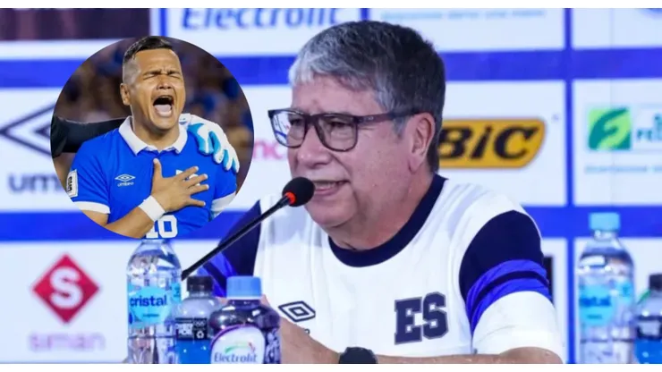 Bolillo Gómez con la Selección de El Salvador