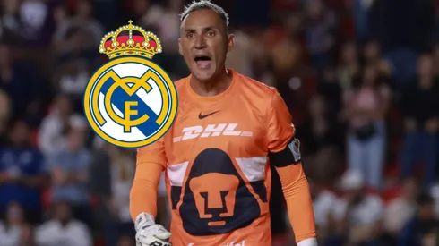 Keylor Navas con los Pumas de México