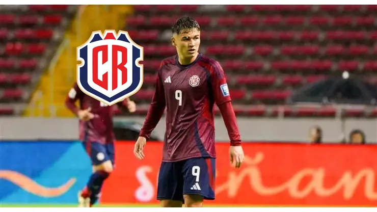 Manfred Ugalde con la Selección de Costa Rica