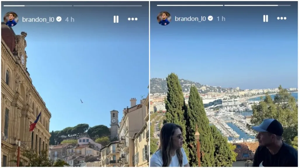 Brandon Aguilera pasea por Portugal. (Foto: Instagram)