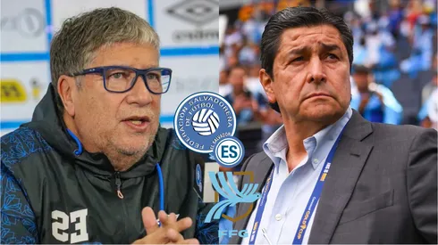 Bolillo Gómez y Tena; El Salvador y Guatemala. Un duelo clave al Mundial 2026.