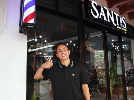 Óscar Santis, entre café y cortes de pelo: así es su negocio fuera del fútbol