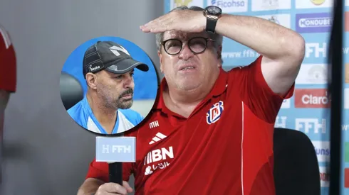 Miguel Herrera le responde al Fantasma Figueroa. (Foto: Teletica)