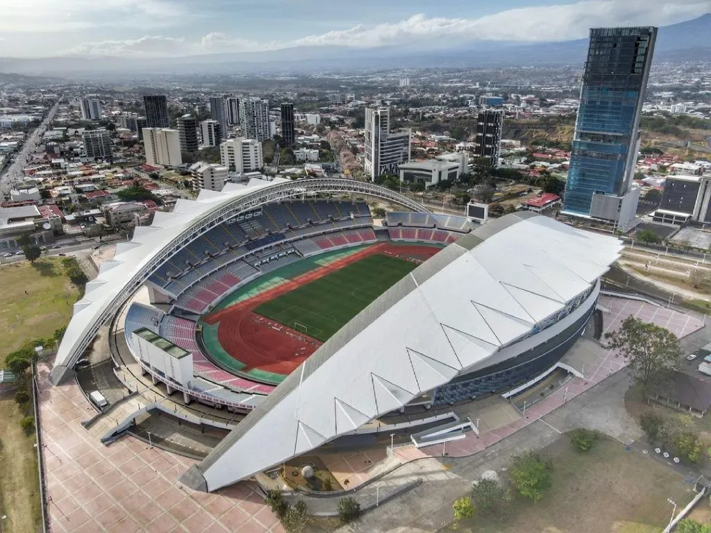Vista desde arriba del Estadio Nacional.