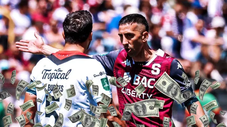 Celso Borges y Mariano Torres. (Foto: Concacaf)