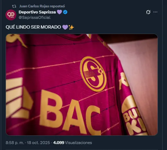 La publicación que reposteó Juan Carlos Rojas en su cuenta oficial de X