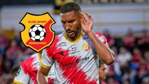 Marcel Hernández con Herediano