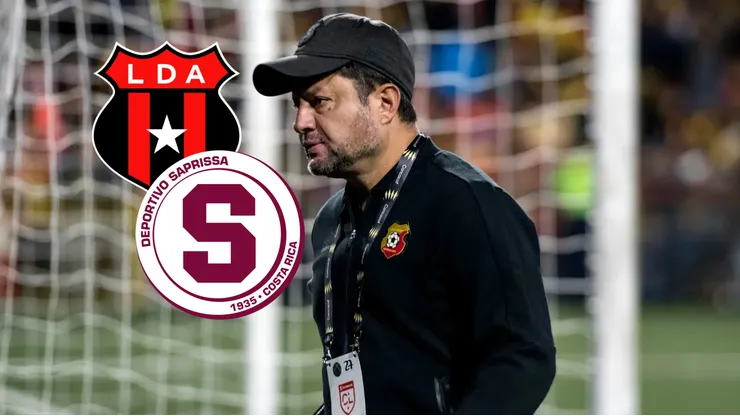 Jafet Soto con un dardo a Herediano