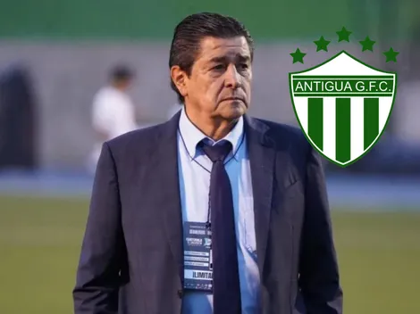 Luis Fernando Tena festeja una noticia que llega desde Antigua GFC