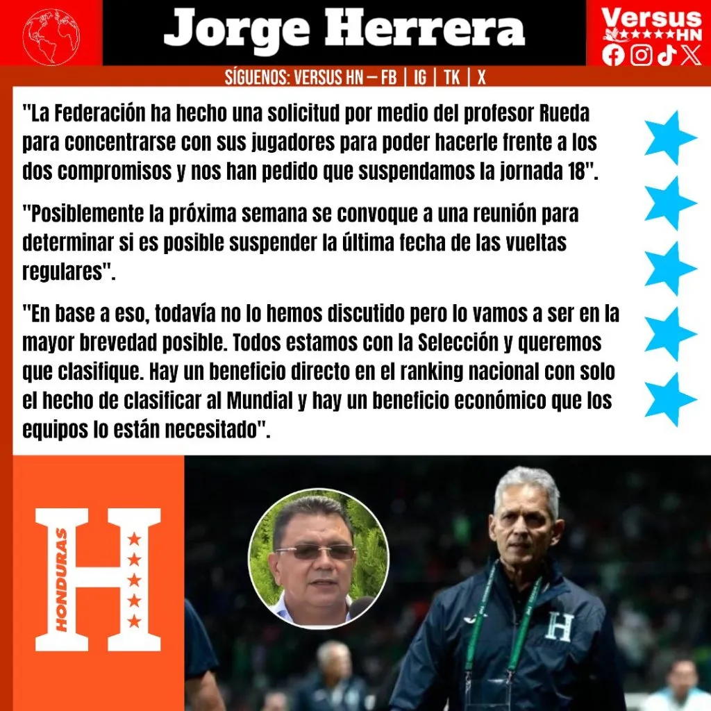 Reinaldo Rueda hizo una petición a la Liga Nacional de Honduras. Foto: Versus
