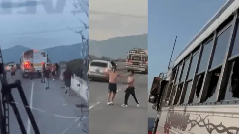 La tensión no solo fue dentro del campo, sino también afuera