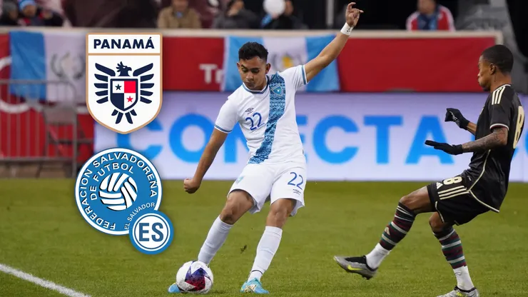 Diego Santis en acción con la Selección de Guatemala.
