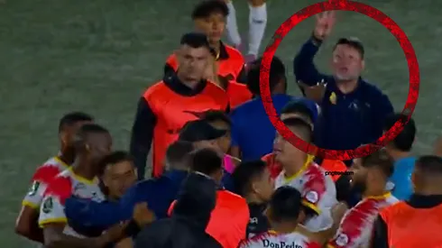 Jafet Soto y Minor Díaz tuvieron un tenso cruce.
