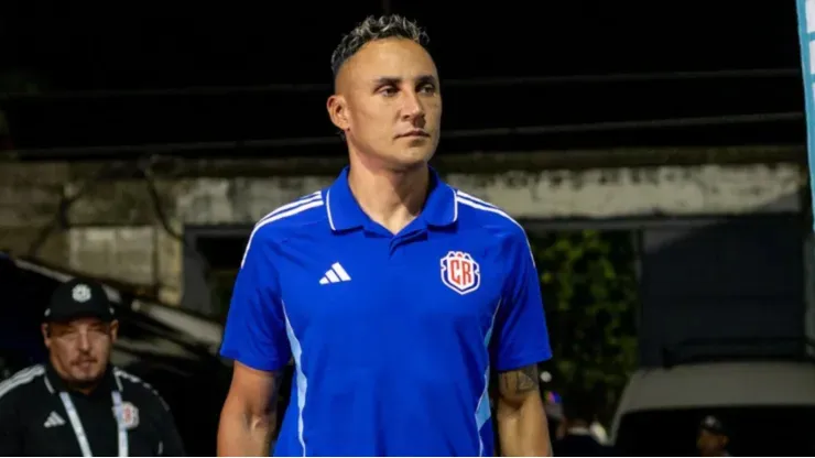 Keylor Navas con la Selección de Costa Rica