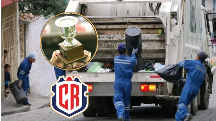 De brillar en Concacaf a trabajar en la recolección de residuos.