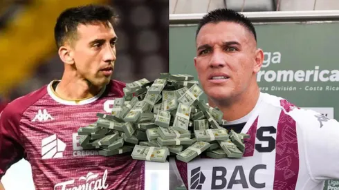Mariano Torres y David Guzmán en Saprissa