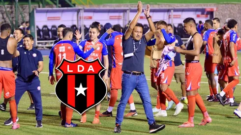 Amarini Villatoro celebra tras haber eliminado a Real España en las semifinales.