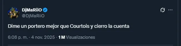 DjMario en su cuenta oficial de X.