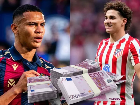 Mientras Julián Álvarez gana 7 millones de euros como líder del Atlético, esto cobra Kervin Arriaga en Levante