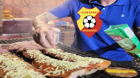 Un ex Herediano se dedica a cocinar asados.