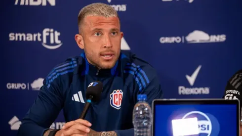 Francisco Calvo con la Selección de Costa Rica