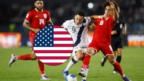 Adalberto Carrasquilla intenta bloquear el remate de Rubio Rubin en el reciente empate 1-1 entre Guatemala y Panamá.