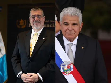 Bernardo Arévalo y José Raúl Mulino intervienen el Guatemala vs. Panamá