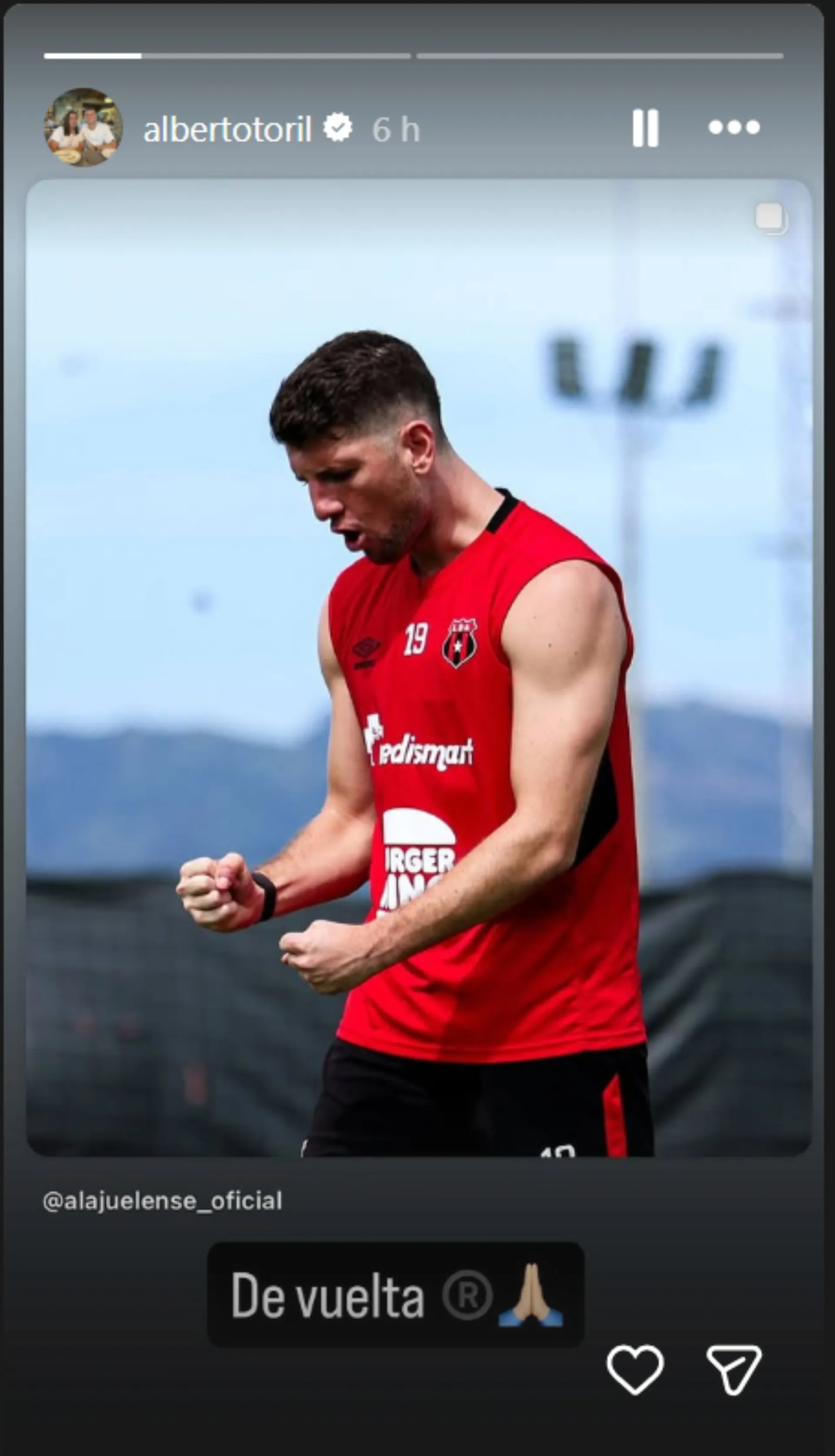 Alberto Toril confirmó su regreso. (Foto: Instagram)