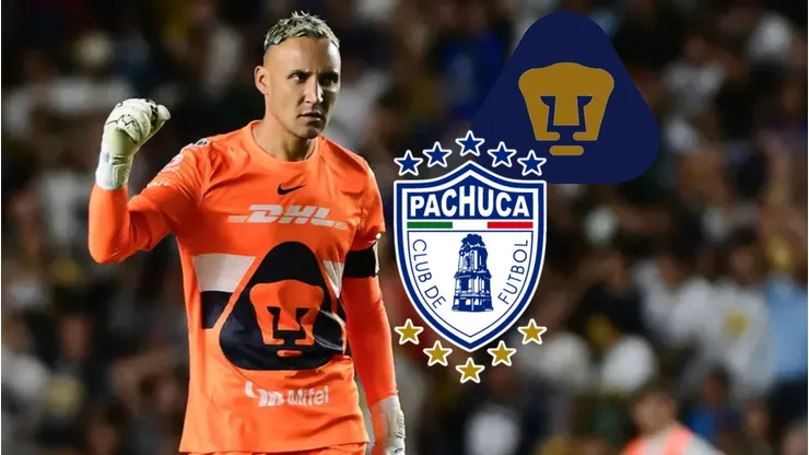 Keylor Navas con los Pumas en la Liga MX