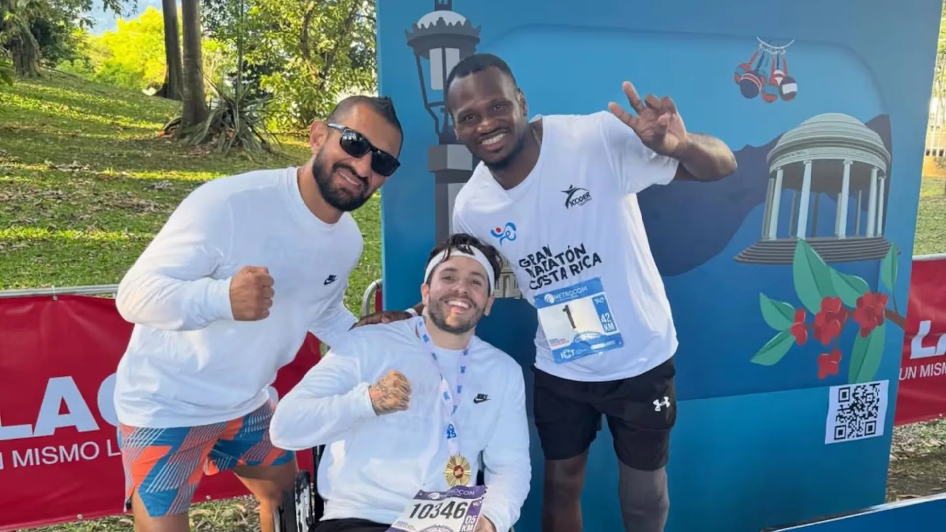 Estaban Chavarría pudo correr en la última maratón en Costa Rica. (Foto: Instagram)