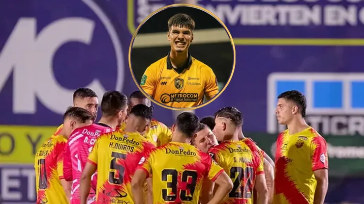Fernando Lesme se acerca a Heredia.