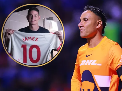 Mientras Keylor lo espera en Pumas, James Rodríguez sorprende con su anuncio