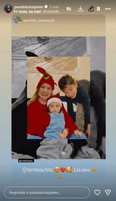 El posteo de Luis Paradela. (Foto: Instagram)