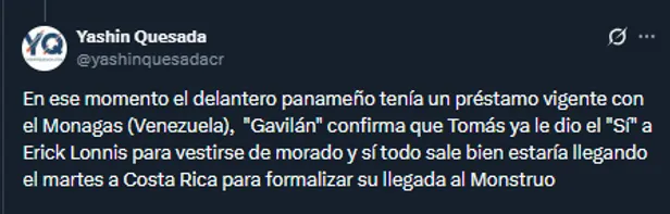 Yashin Quesada – X