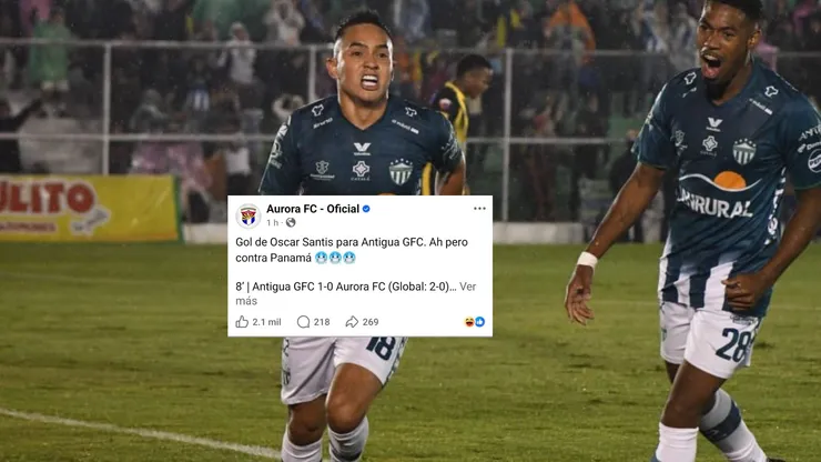 Óscar Santis le respondió a Aurora FC por el dardo recibido.