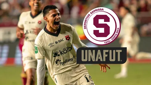 Bran festeja el gol marcado contra Saprissa.