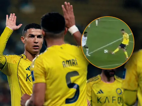 Asistencia de lujo de Cristiano Ronaldo en goleada de Al Nassr