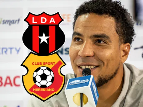 Esteban Alvarado manda un filazo a Herediano y Alajuelense