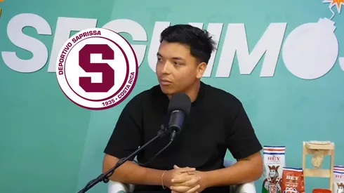 El periodista Kevin Jiménez hablando del Saprissa
