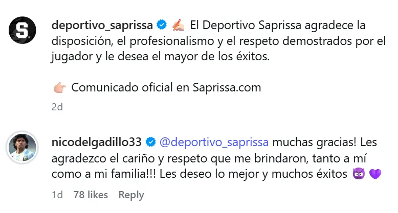 Así se despidió Delgadillo (Instagram).