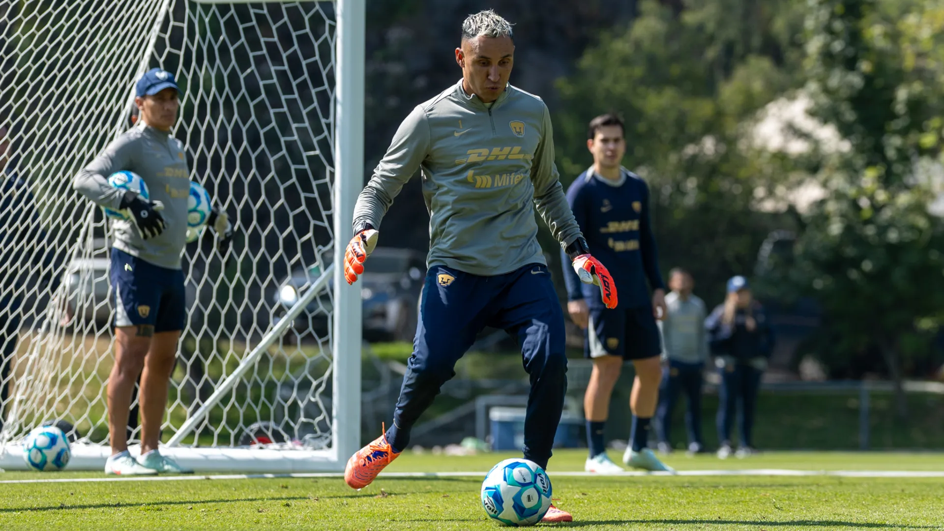 Keylor Navas lleva días entrenando con Pumas UNAM. ¿El Clausura 2025 será su último torneo en la institución? (Foto: Pumas)